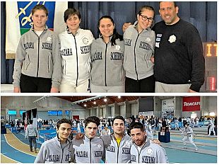 mazara-scherma-a-s-d-storica-promozione-della-squadra-di-sciabola-femminile-in-b1-la-maschile-mantiene-la-a2