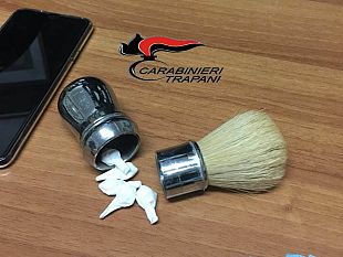 marsala-nascondeva-la-cocaina-nel-pennello-da-barba-31enne-arrestato-dai-carabinieri