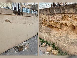 crollo-massi-di-tufo-da-mura-di-via-ferrovia-rischio-per-pubblica-incolumita