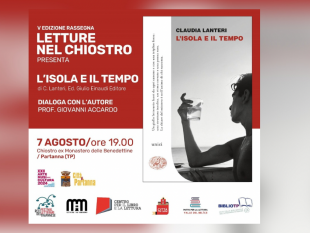 partanna-questa-sera-7-agosto-al-chiostro-claudia-lanteri-presenta-lisola-e-il-tempo