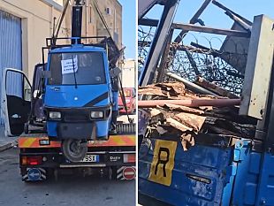 bloccato-trapanese-in-procinto-di-scaricare-rifiuti-sequestrata-motoape-carica-di-materiali
