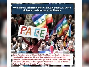 trapani/cgil-e-associazioni-insieme-per-la-pace-sabato-mattina-sit-in-davanti-la-prefettura