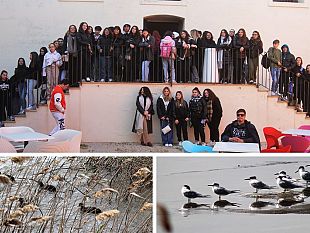 mazara-esplorazione-naturalistica-alunni-del-liceo-artistico-alla-mostra-fotografica-di-enzo-sciabica