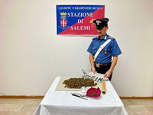 salemi/salemi-era-in-possesso-di-quasi-mezzo-chilo-di-marijuana-arrestato-35enne