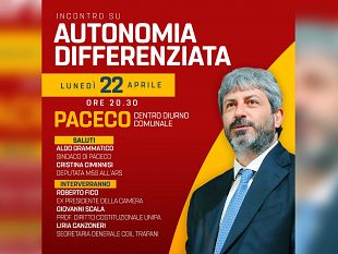 trapani/ciminnisi-autonomia-differenziata-la-secessione-dei-ricchi-questa-sera-a-paceco-incontro-con-roberto-fico