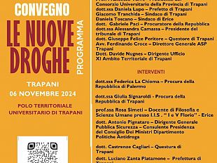 trapani/il-6-novembre-in-prefettura-il-primo-incontro-del-progetto-interistituzionale-le-nuove-droghe