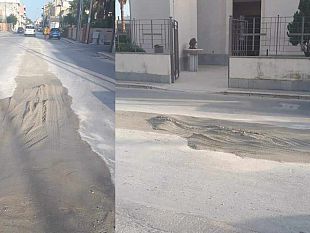 mazara-pericolo-sabbie-mobili-davanti-chiesa-s-gemma-in-via-castelvetrano