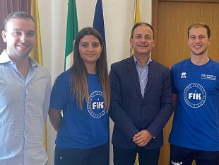 mazara-gli-atleti-della-nazionale-italiana-karate-margiotta-e-biosa-accolti-dal-sindaco-quinci-a-palazzo-di-citta