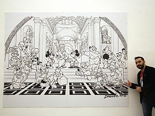 il-fumettista-trapanese-emanuele-virzi-autore-delle-vignette-dellagenda-della-guardia-di-finanza