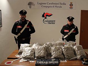 marsala-trasportava-11-kg-di-marijuana-45enne-marsalese-arrestato-dai-carabinieri