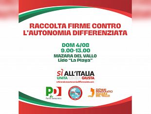 mazara-raccolta-firme-del-pd-contro-lautonomia-differenziata