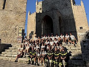 erice-accoglie-i-giovani-partecipanti-al-campus-dei-vigili-del-fuoco