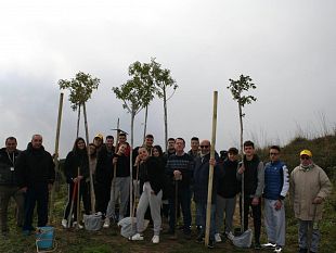 gli-alunni-dell-istituto-florio-piantumano-venti-alberi-nella-montagna