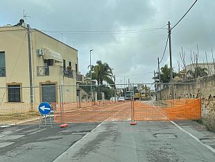 mazara-nuovamente-chiuso-tratto-via-bessarione-per-i-lavori-delle-fognature