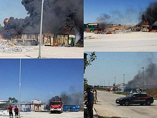 mazara-differenziata-a-fuoco-in-via-salvemini-era-prevedibile-vista-l-incivilta-discarica-troppo-vicina-al-centro-abitato