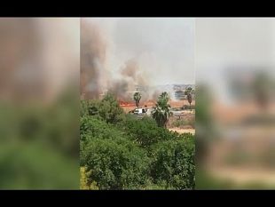 video-trapani-ancora-incendi-nello-scorrimento-veloce-disagi-nella-viabilita