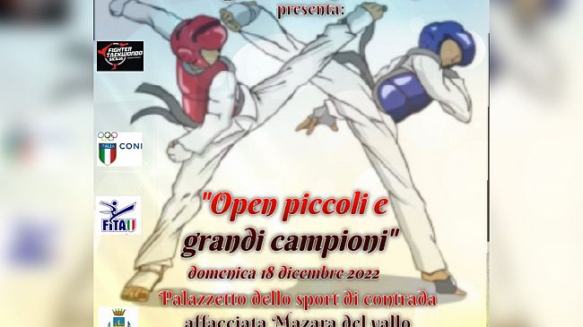 Mazara, “Open piccoli e grandi campioni Taekwondo”