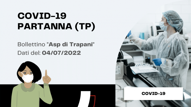 Covid-19. Bollettino Asp del 04 luglio 2022