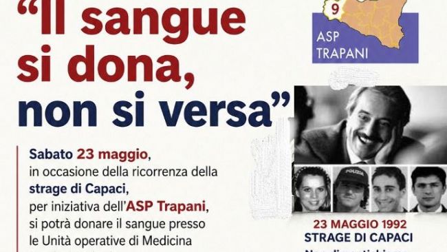Ospedali di Marsala e Trapani, il 23 maggio una giornata di donazione del sangue