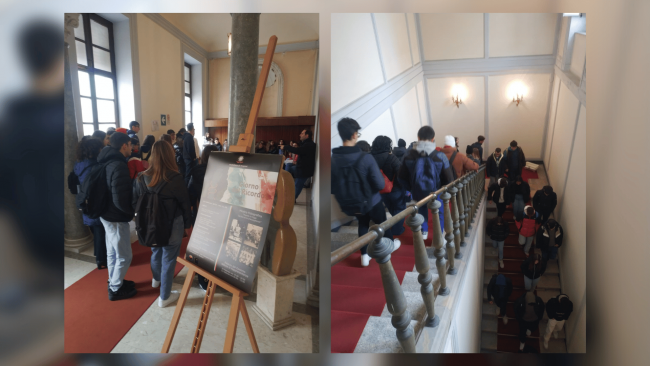 Giorno del ricordo: scolaresche in visita alla mostra fotografica in Prefettura