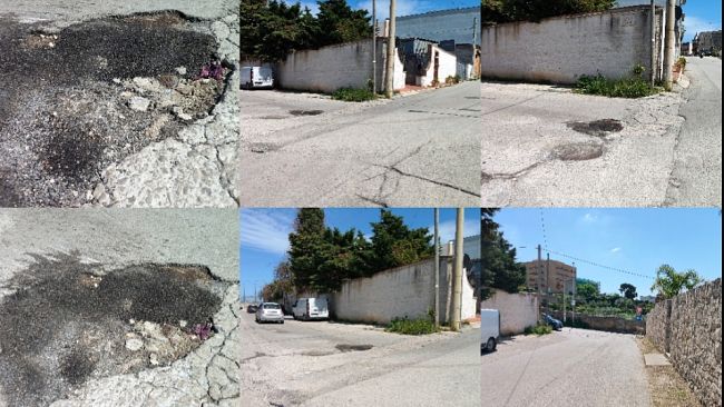 alcamo-dopo-la-pioggia-ricompare-la-pericolosa-buca-tra-via-balduino-e-via-enrico-berlinguer