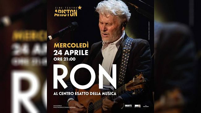Ron in concerto al Cine Teatro Ariston di Trapani