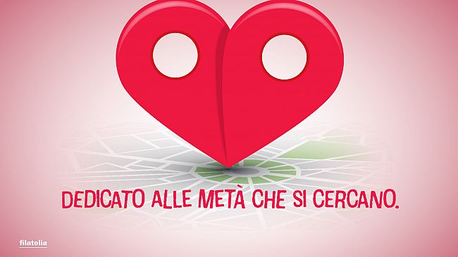 Poste Italiane celebra la festa degli innamorati con due colorate cartoline filateliche