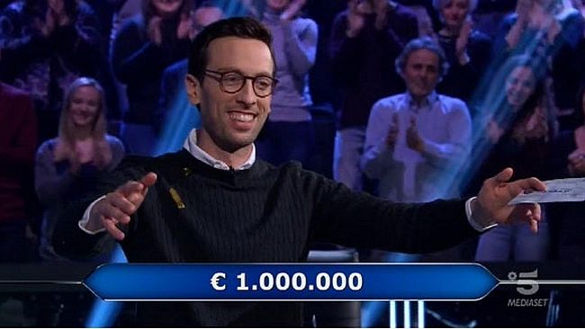 Enrico Remigio ha vinto un milione di Euro a “chi vuole essere milionario” di Gerry Scotti,