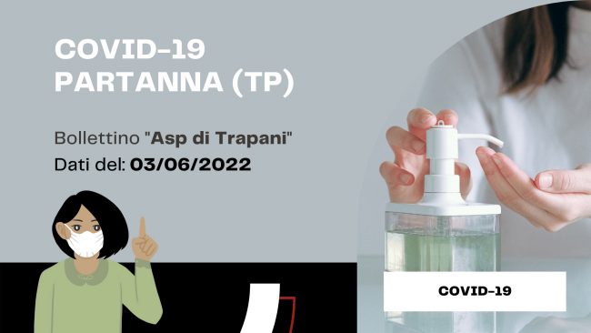 Covid-19. Bollettino Asp del 3 giugno 2022