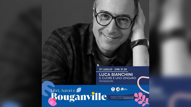 San Vito lo Capo, a “Libri, autori e bouganville” Luca Bianchini e il suo