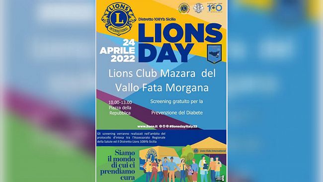 Lions club Mazara: programma di prevenzione e screening per il diabete