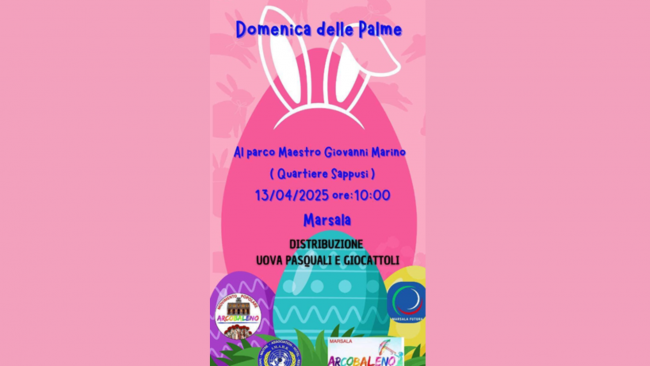 Marsala, quartiere Sappusi: domenica verranno distribuiti uova di Pasqua e giocattoli ai bambini