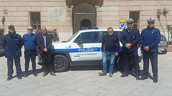 Favignana, potenziato il parco auto della Polizia Municipale