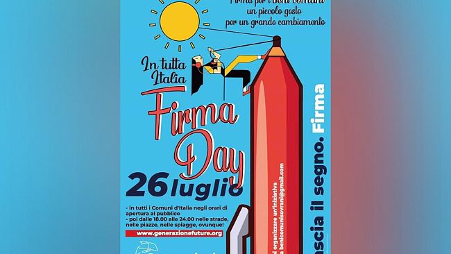 Partecipazione Politica promuove il Firma Day per i Beni Comuni