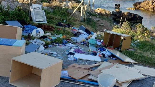 Bonagia, bonifica della discarica a cielo aperto della via Baracca
