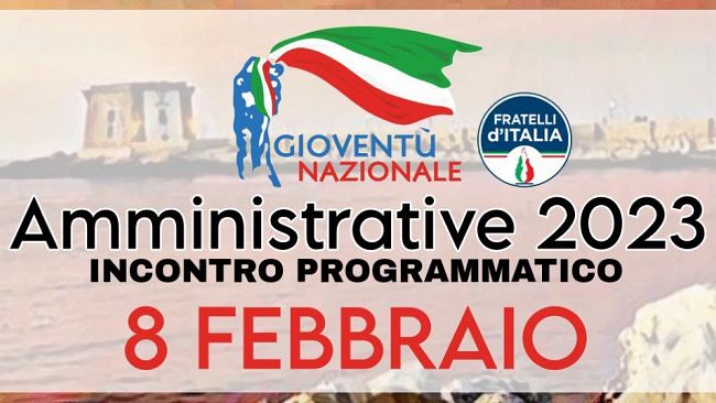 Amministrative, Gioventù nazionale si riunisce per programmare le attività