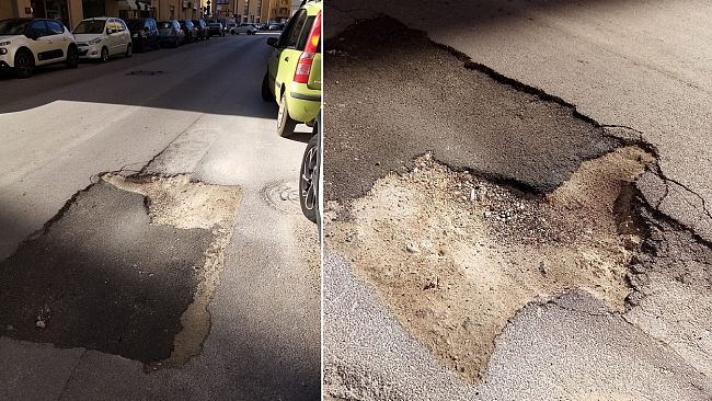 trapani-pericolosa-buca-in-via-archi
