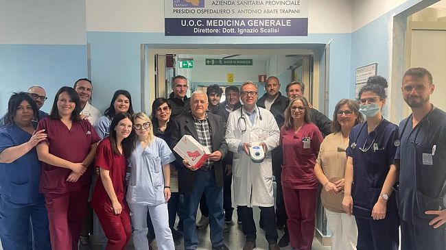 Trapani, il Ceto Pescatori ha donato all'Ospedale Sant’Antonio Abate 10 materassi antidecupito
