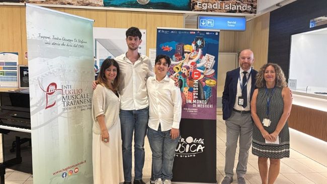 Anche il nuovo direttore di Airgest Enrico Malato alla Festa della Musica celebrata al Vincenzo Florio di Trapani