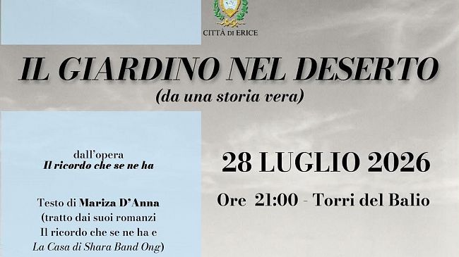 Ericè Estate, martedì va in scena il recital musicale 