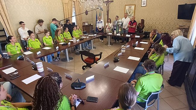 Il Comune di Erice rende omaggio alle campionesse d'Italia