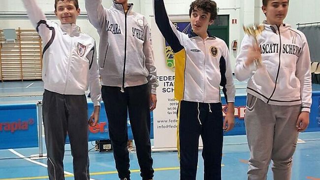 ASD Mazara Scherma: A Zevio (VE) Claudio Guardalà vince la 1^ Prova Nazionale U14 e Clara Pignoli sfiora la finale