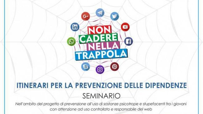 “Non cadere nella trappola”, a Campobello, il 5 febbraio, un seminario per prevenire le dipendenze