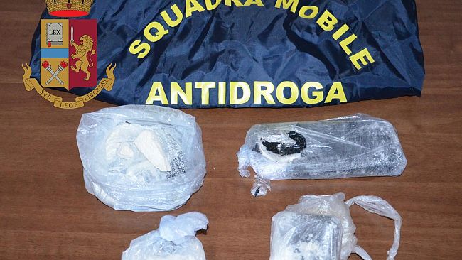 Arrestato un trapanese in possesso di droga del valore di 80 mila euro