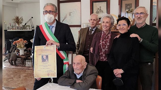 Michele Rallo. 106 anni. E’ il più longevo cittadino marsalese