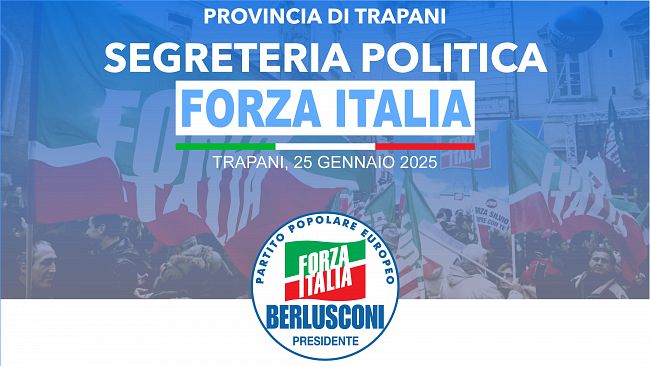 Si è riunita a Trapani la Segreteria Provinciale di Forza Italia