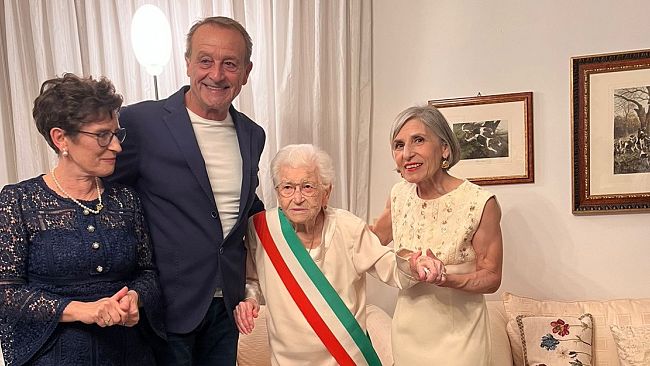 Trapani festeggia i 100 anni della signora Maria Cusenza