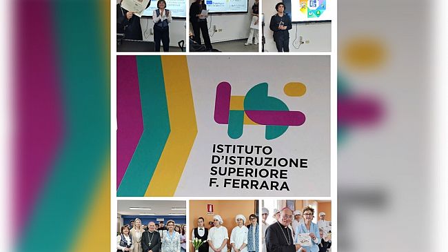 Mazara, il Vescovo Giurdanella in visita all’Istituto Francesco Ferrara