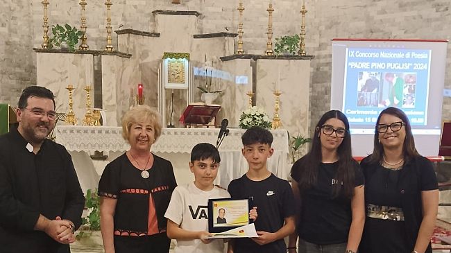 IC  Lombardo Radice Pappalardo premiato alla IX Concorso Nazionale di Poesia “PADRE PINO PUGLISI” 2023
