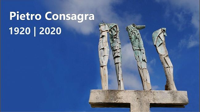 Inizia il restauro della fontana di Consagra “Uomini che vengono dal mare